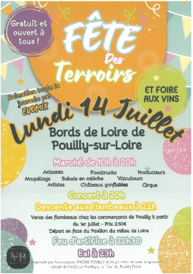 Affiche Fete des Terroirs - Pouilly