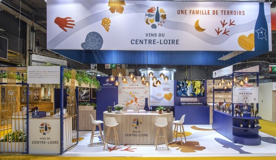 Centre-Loire wines stand