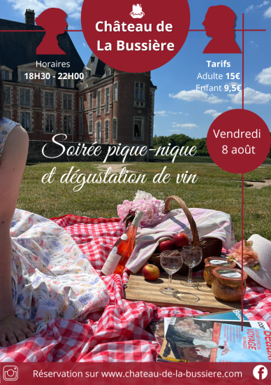 Pique-nique Chateau de La Bussière